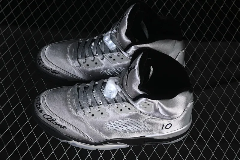 All categories Air Jordan Jordan series basketball shoes Air Jordan 5 P version Air Jordan 5 Retro "Wings" AJ5 Joe 5 silver silk IO2038-001